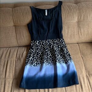Maeve Black and Blue Sleeveless Dress